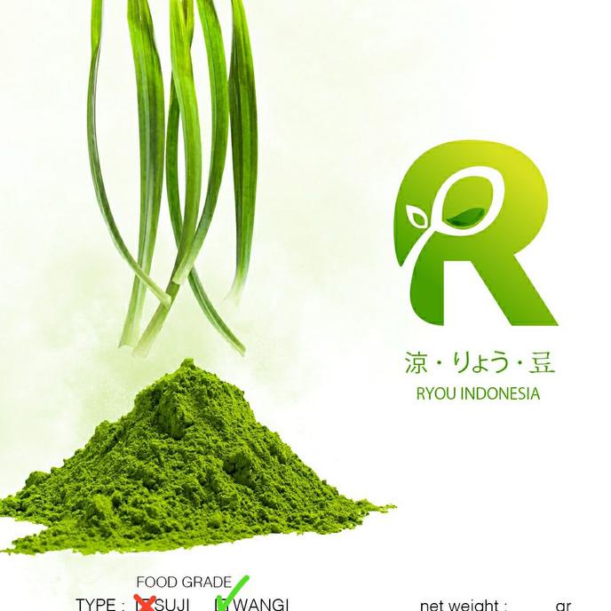 

Premium Pure Pandan Powder Bubuk Pandan Wangi Murni 40Gr New