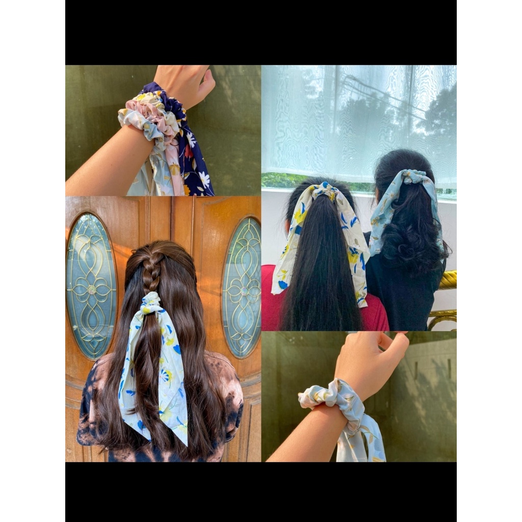 Best Seller! JX 1602 Ikat Rambut Korea Korean Ribbon - Pita Rambut Style Korea - Ikat Rambut Terbaru