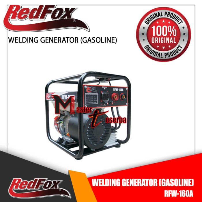 MESIN LAS GENERATOR GENSET REDFOX RFW 160 A BENSIN