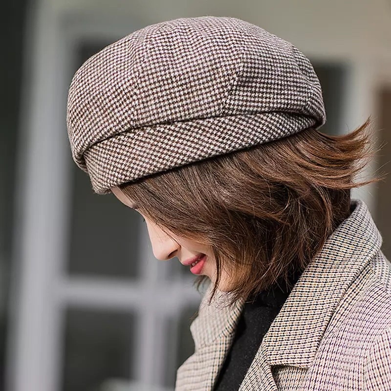 Topi Beret Wanita bahan wool Women Baret Hat