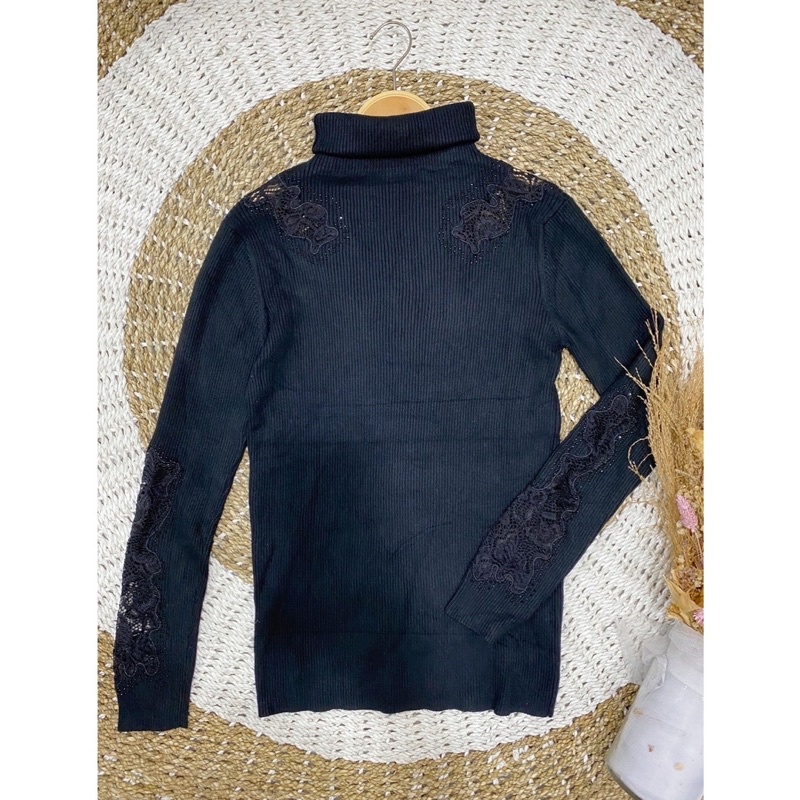 turtleneck knit Import / turtleneck rajut Import