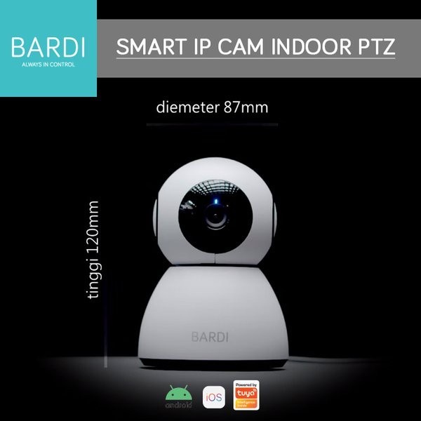 BARDI Smart Indoor PTZ IP Camera CCTV Wi-Fi IoT Home Automation