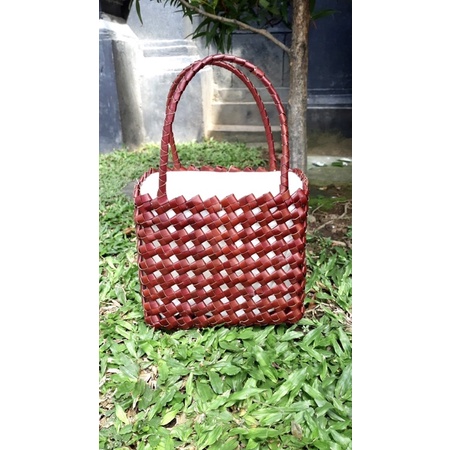 Tas Anyaman Lontar Bali Kepang / Tas Anyaman Bali / Tas Bali