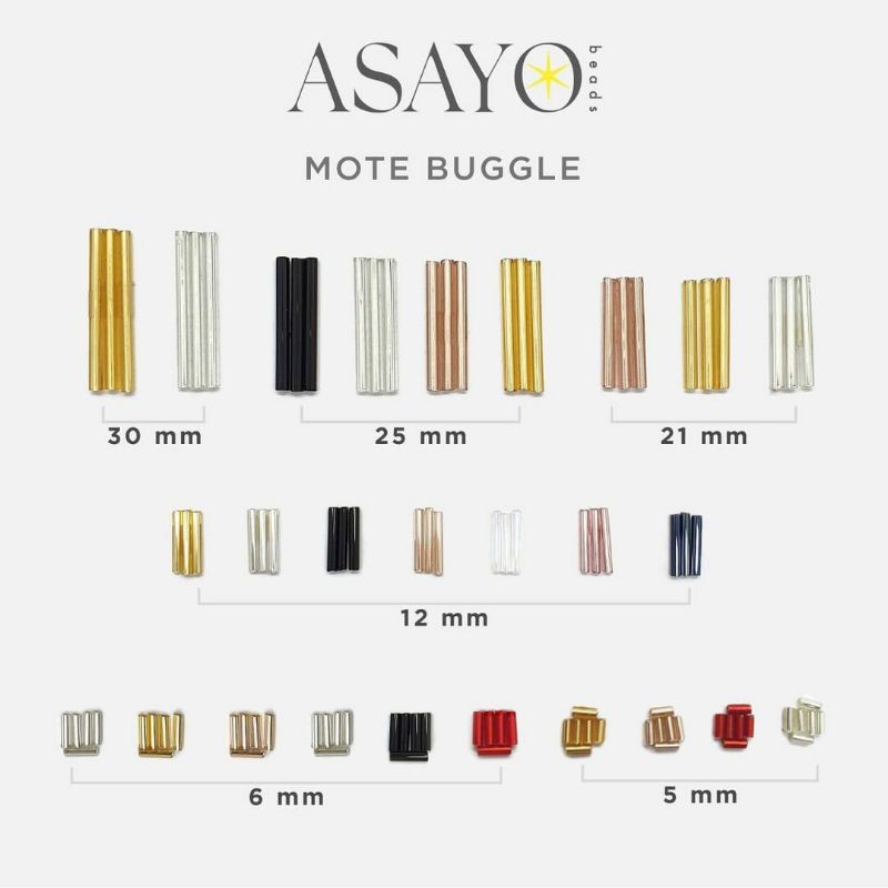 B1002 | 10 gr Bambu 6mm payet / mote bambu semi jepang ASAYO