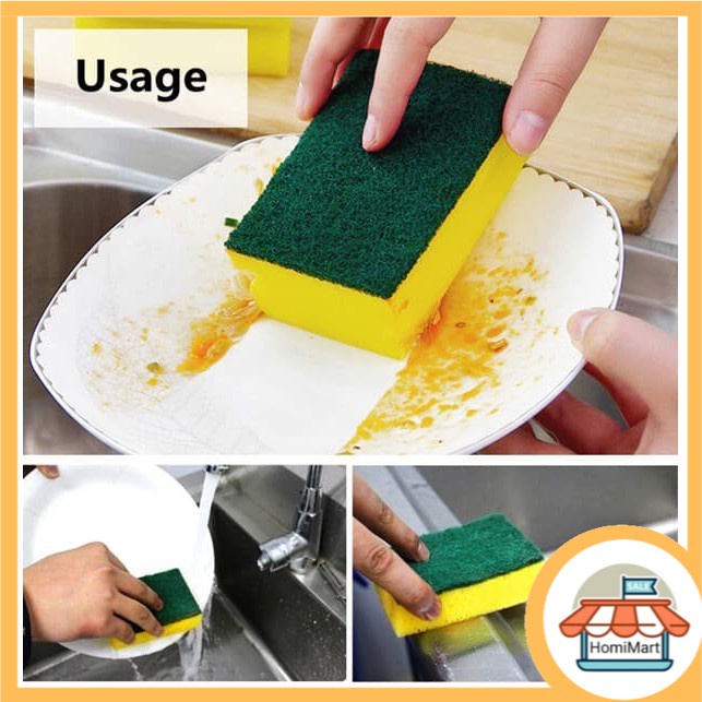Sabut Spons Cuci Piring sponge scouring pad spons