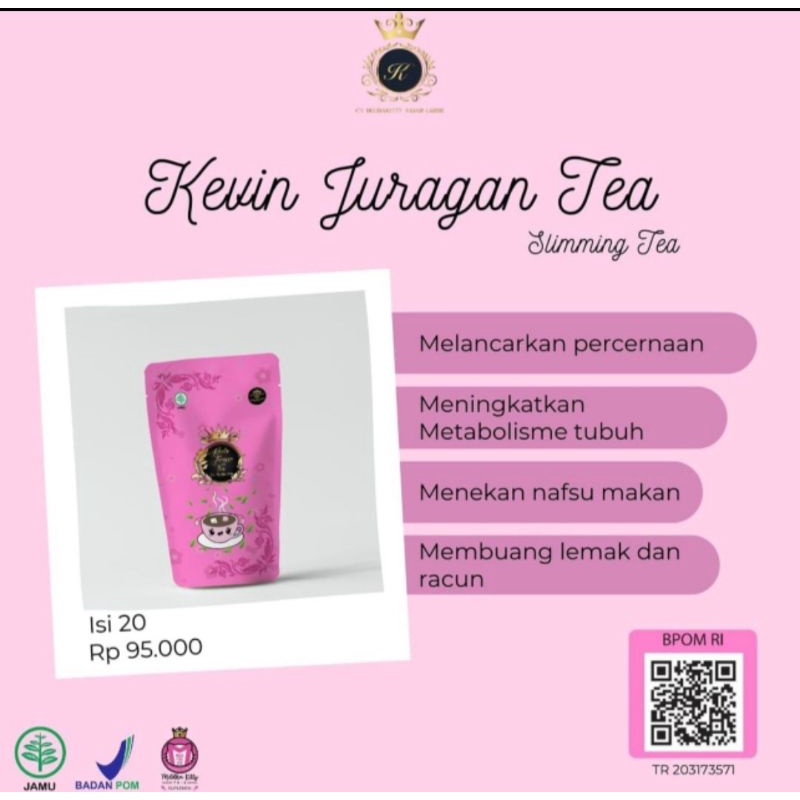 slimming tea / slimming tea mildhakitty / tea juragan kevin / tea diet
