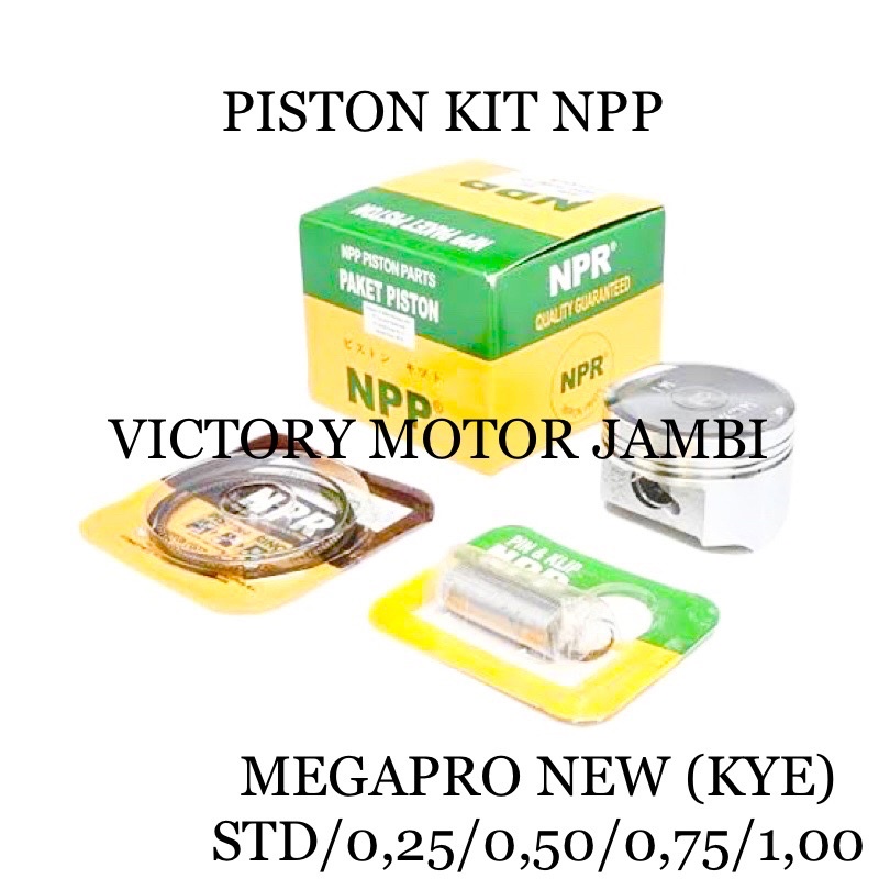 PISTON KIT MEGAPRO NEW KYE STD-1,00 NPP