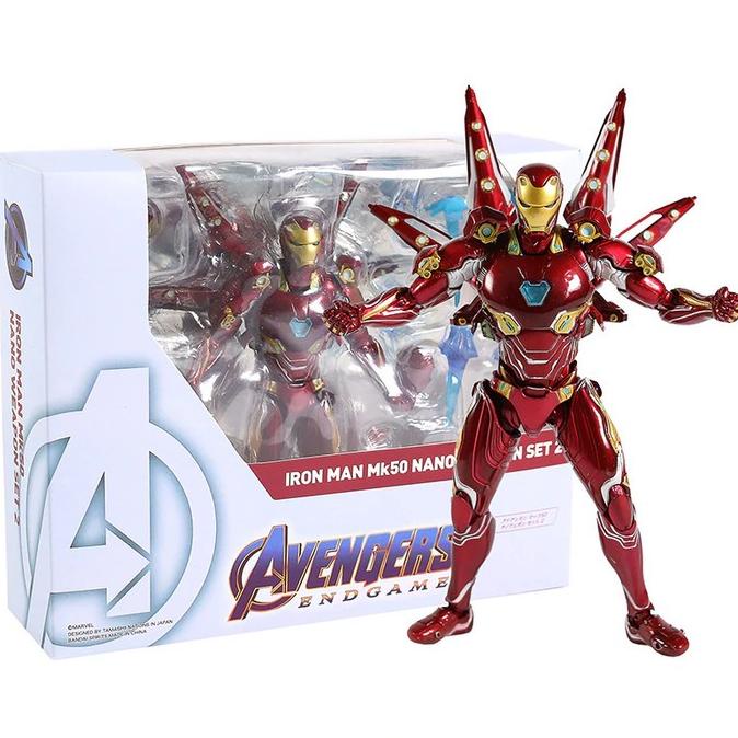 SHF Iron Man MK50 Mark 50 Nano Weapon Action Figure Avengers Endgame