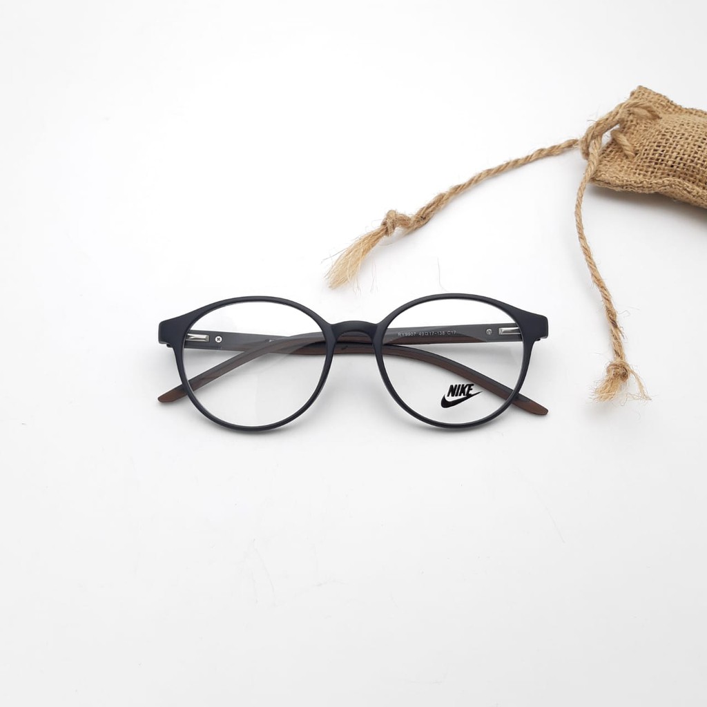 Frame Kacamata Unisex Model Bulat Nikee 9907
