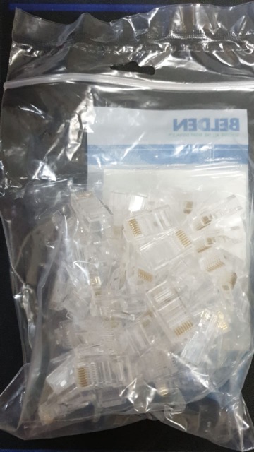 RJ45 Connector Cat.5e Belden (Konektor RJ45 Cat.5e Belden: AP700007) ORIGINAL