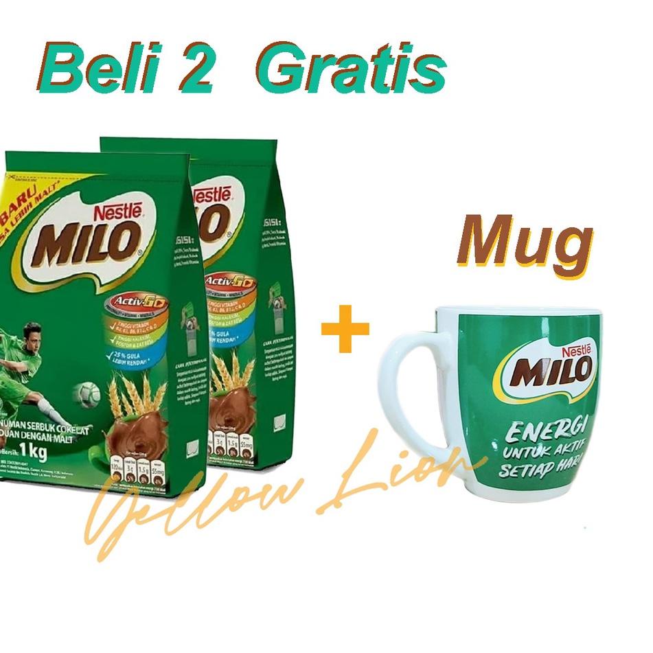 

[PRODUK IMBP8] Milo Active-Go 1KG (Beli 2 free 1 mug) AQ0