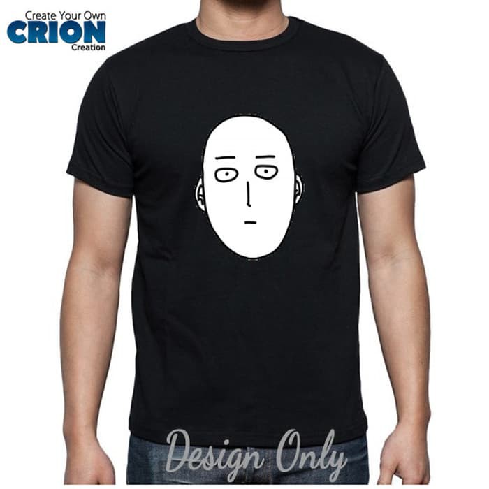 Kaos Anime One Punch Man - Saitama Head by Crion