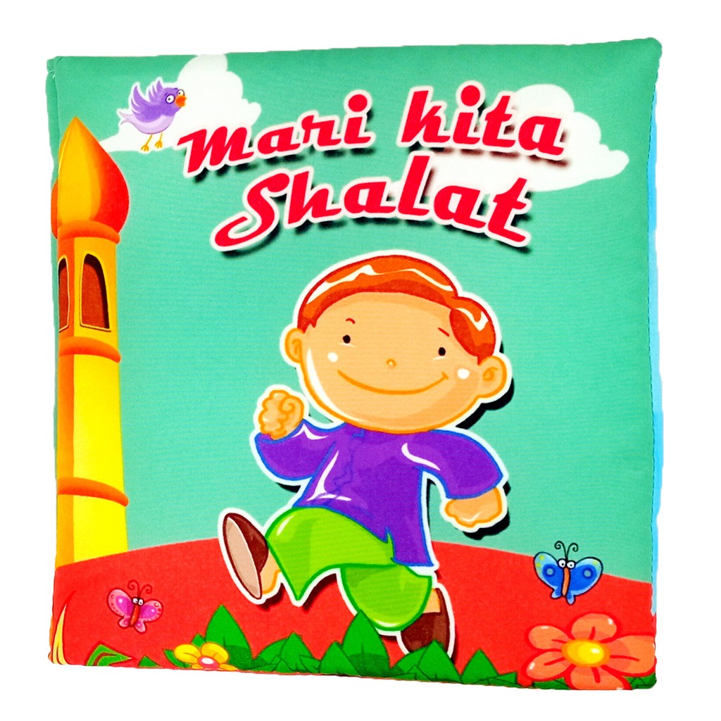 Buku Bantal Mari Kita Shalat Softbook Kain Mainan Edukasi Bayi