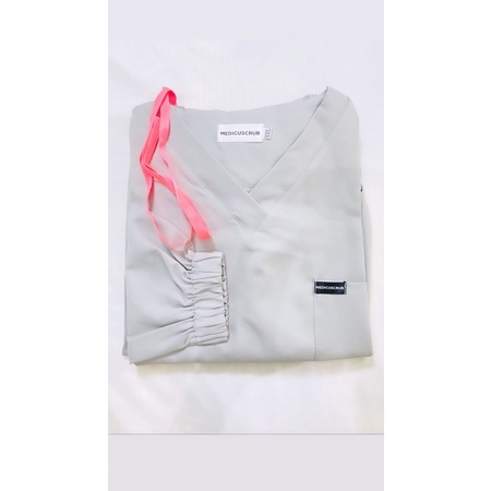 JUMBO | Scrub | Baju Jaga | Baju OK | Baju Medis | Scrub Medis | ANTI AIR Unisex | Lengan Panjang | Model celana jogger