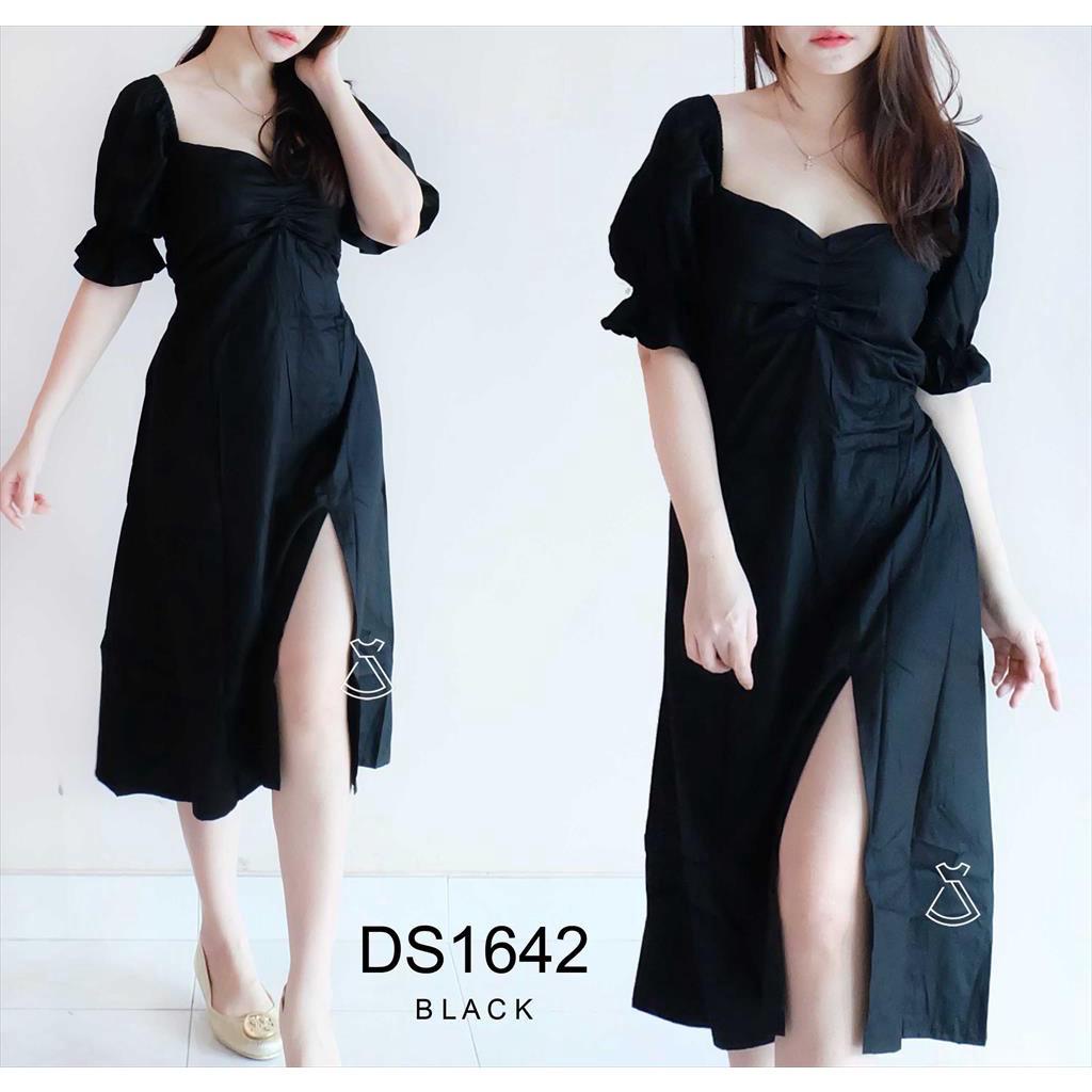 Basic id fashion Dres Lorra vintage bodycon pensil korean dres