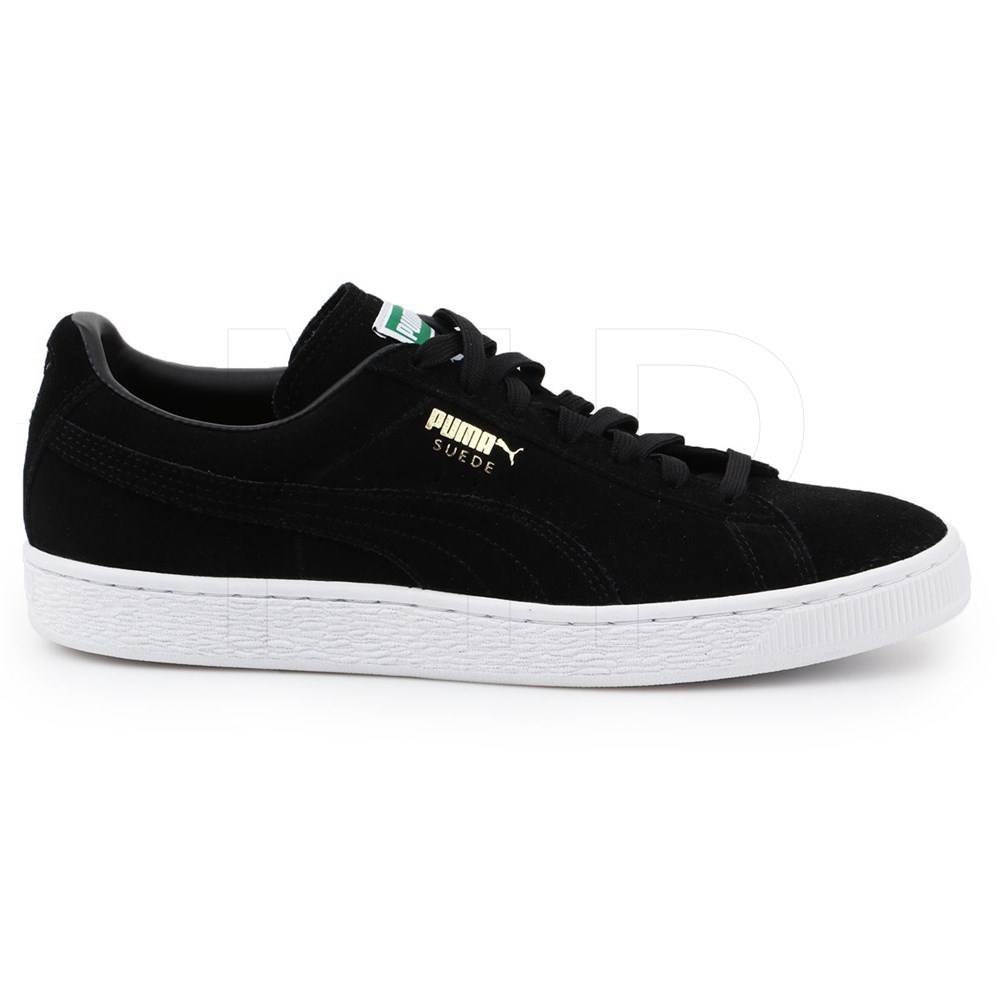 puma suede mono black