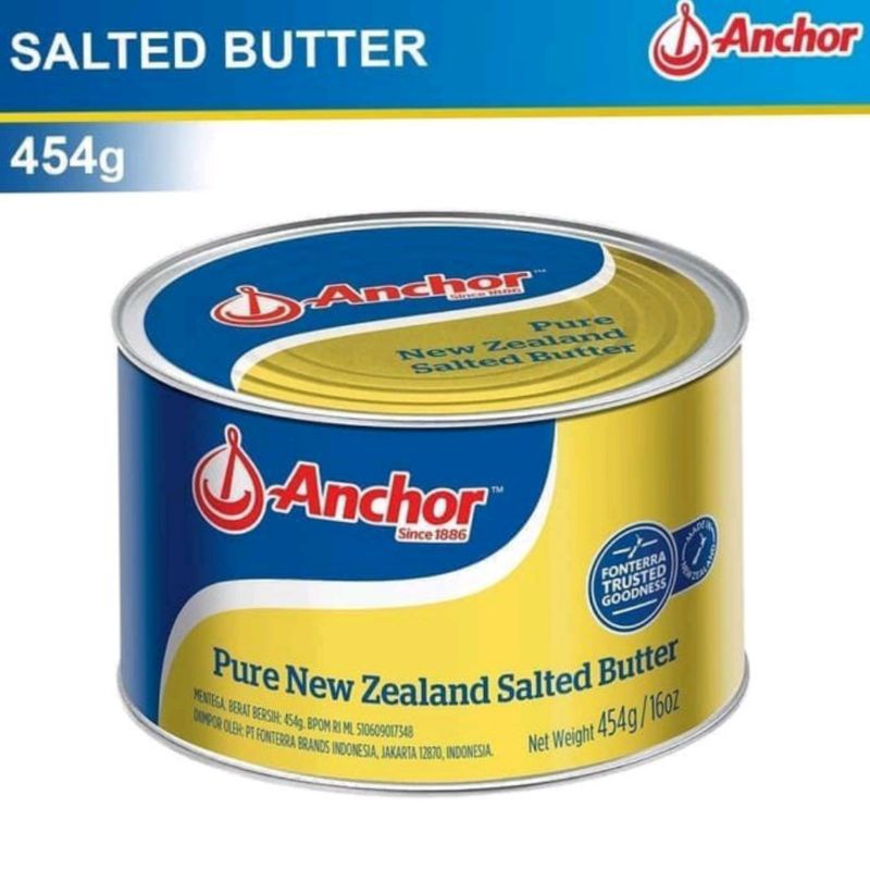 

Anchor Mentega (Butter) Asli New Zealand Salted 452gr Exp April 25