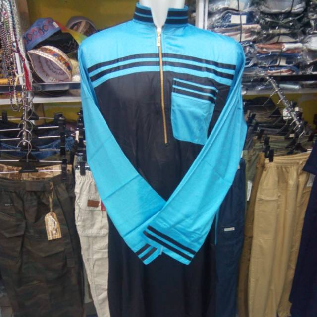 jubah al haramain combinasi made in vietnam