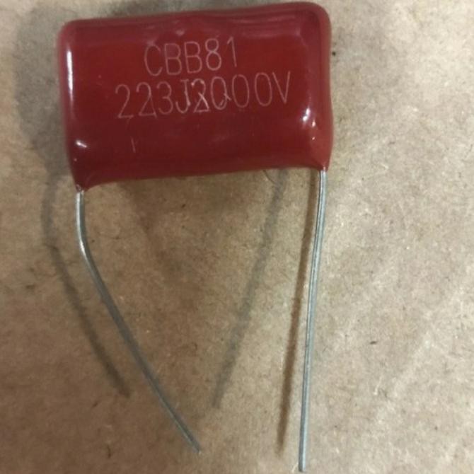 Capasitor Kapasitor Milar 223 223J 2000v 2000 volt 220nf 2KVDC 2KV - min 5 pcs