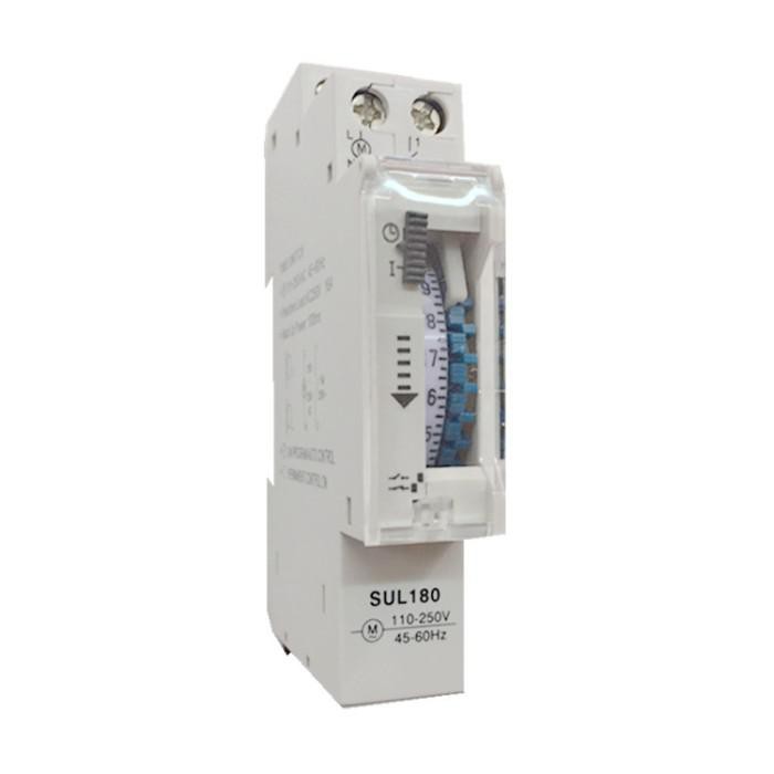 

PROMO - DIN Rail Saklar MCB Mechanical Timer Switch Programmable 16A - SUL180