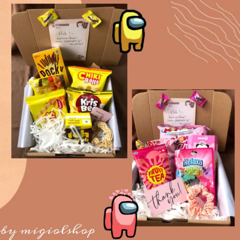 

gift box/Snack box unik dan murah kekinian