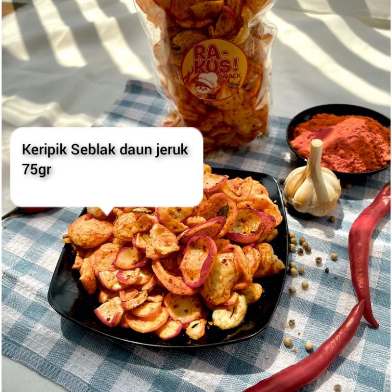 

(SNACKRAKUS) SEBLAK PEDAS DAUN JERUK 75Gram