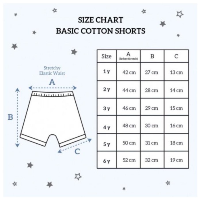 SALE Little Palmerhaus Celana Pendek 1-6 Tahun Anak Basic Cotton Shorts CBKS