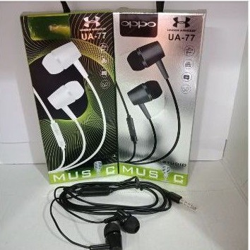 HEADSET OPPO 77 HANDSFREE EARPHONE OPPO 77 STEREO STUDIO