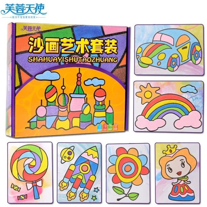 

Sand Painting Set - Paket Mewarnai Pasir Dus