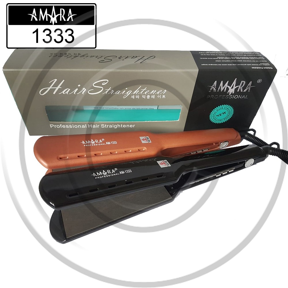 AMARA 2in1 1333 Proffesional - Catokan Rambut / Pengkeriting (Curly) / Pelurus / Hair Straightener