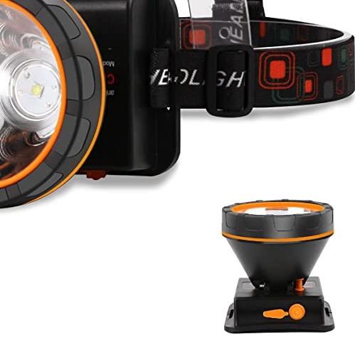 ♨ QYD Senter kepala LED super Terang IPx4 Tahan Air Headlamp 9600mAh Q8801 ✭