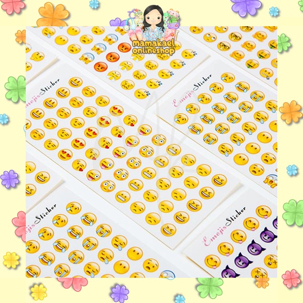 

Sticker Emoji Emoticon Cute Lucu 1 Set isinya 3 Motif Total 12 Lembar Dekorasi Planner MK220