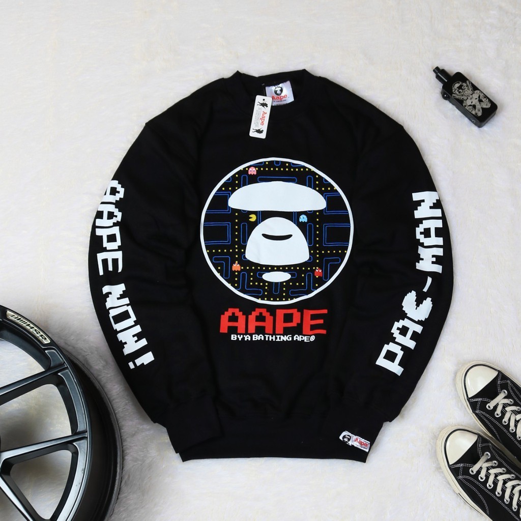 JAKET SWEATER CREWNECK BS BP APE UNISEX PREMIUM QUALITY