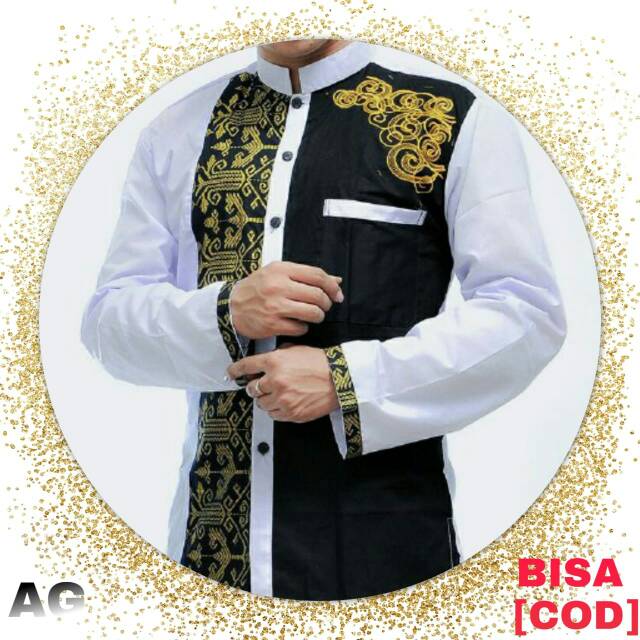 BAJU KOKO BERMOTIF BATIK TERBARU Shopee Indonesia BAJU KOKO BERMOTIF BATIK TERBARU Shopee Indonesia