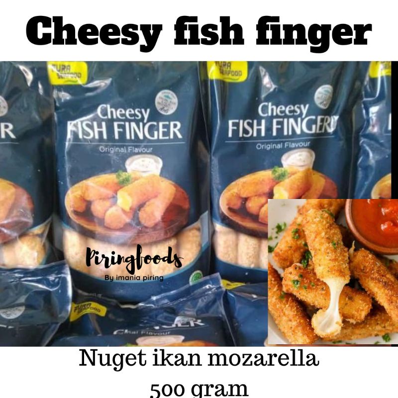 

CHEESY FISH FINGER FURA 500 GRAM / NAGET IKAN KEJU MOZARELLA