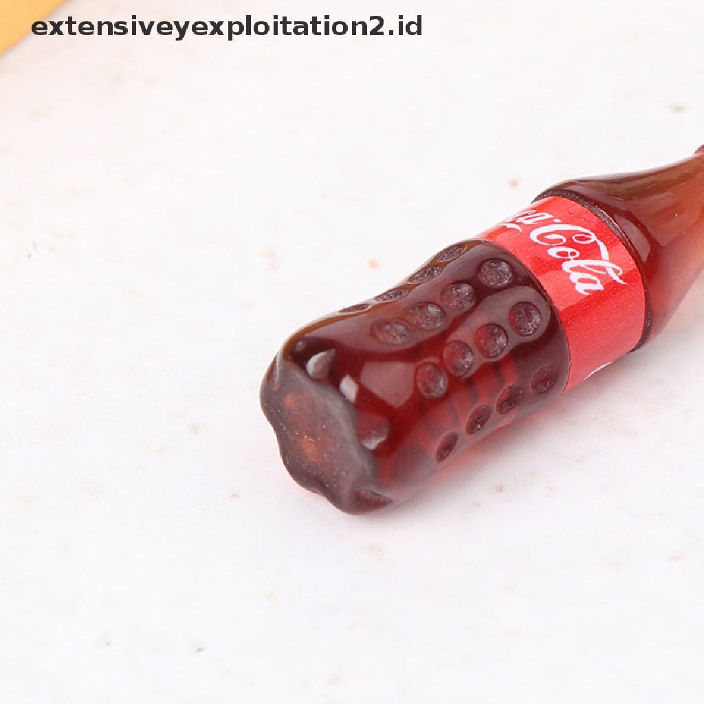 4pcs / set Miniatur Minuman Soda Untuk Aksesoris Dapur Rumah Boneka