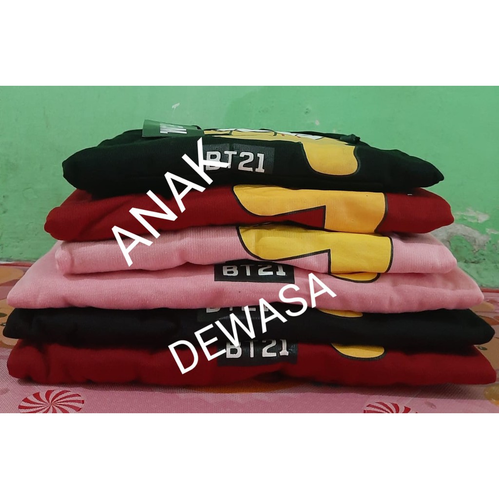 Sweater Anak Bt21 usia 6 sampai 12 thun