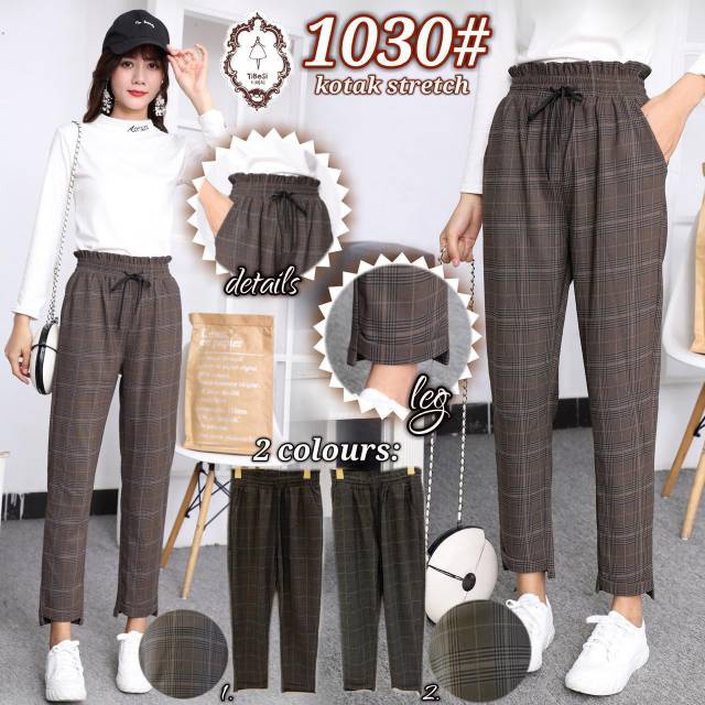 (New) Celana ZARA Kotak Import TIBESI 1030# / Celana Wanita ZARA