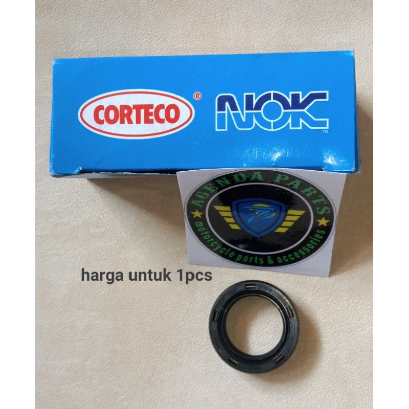 SEAL SHOCK DEPAN NOK CORTECO KODE NO 26 00- 37 00-10 050 UNTUK GRAND-SUPRA-BEAT- SMASH -SHOGUN-MIO