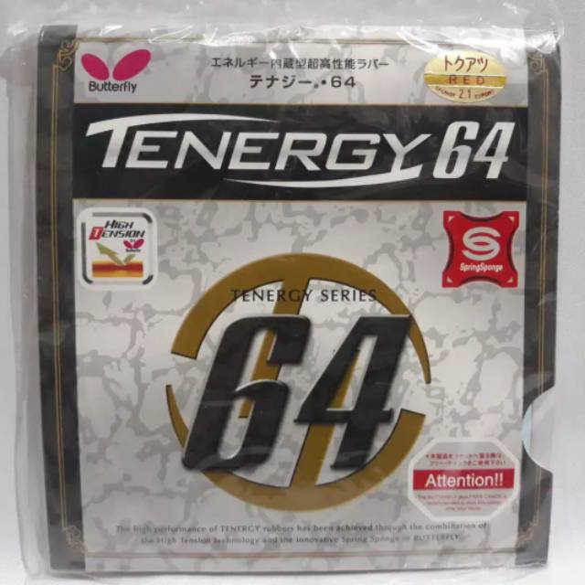 Karet Ping Pong Bet Tenis Meja Tenergy 64 Butterfly Ping Pong