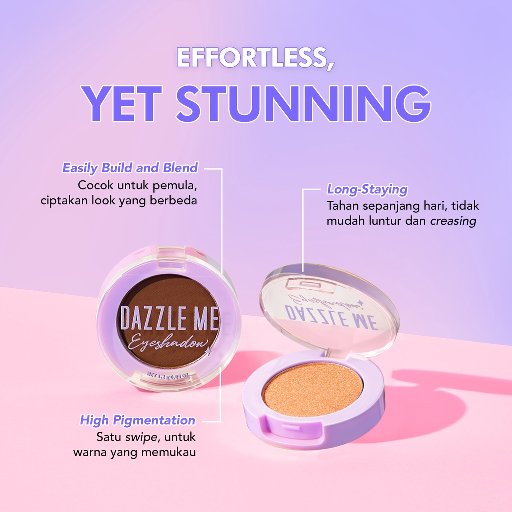 DAZZLE ME POV Eyeshadow | Eyeshadow Glitter DAZZLE ME ( YOU MAKEUPS OFFICIAL STORE )