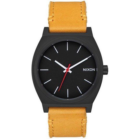 Nixon A0452448 - Time Teller All Black/Golden Rod - Jam Tangan Pria