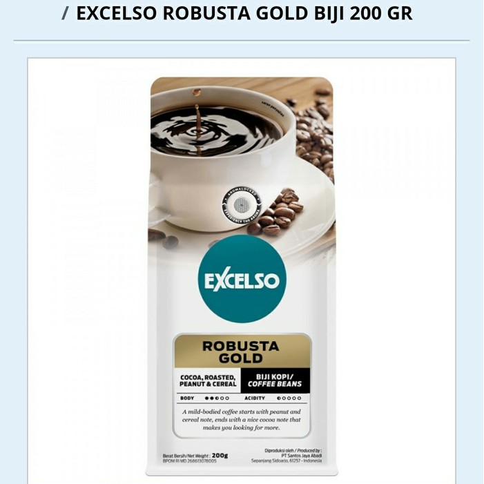 

Excelso robusta gold biji - kkp694