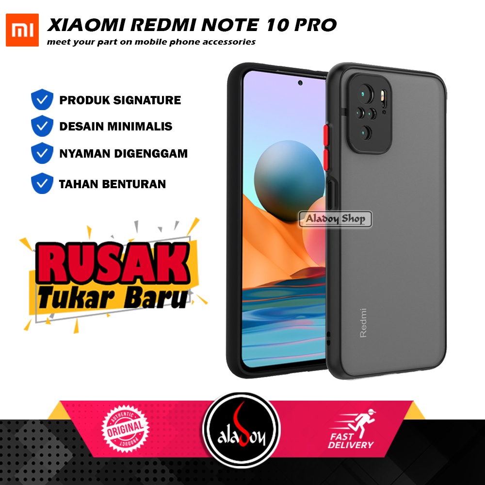 Case XIAOMI REDMI NOTE 10 PRO Hard Case AERO Protection Camera Premium Casing