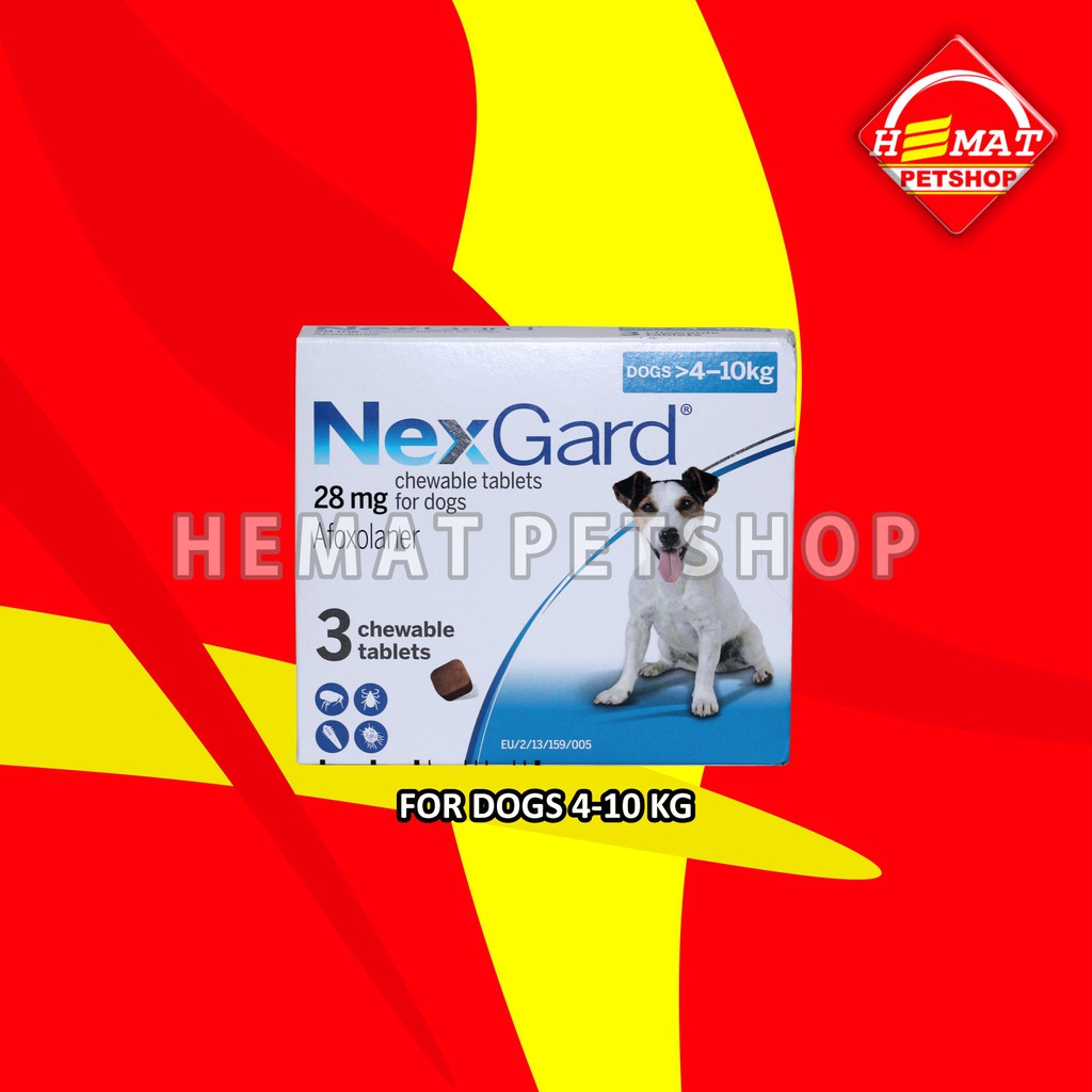 Obat Kutu Tungau Demodex Anjing NexGard Tablet