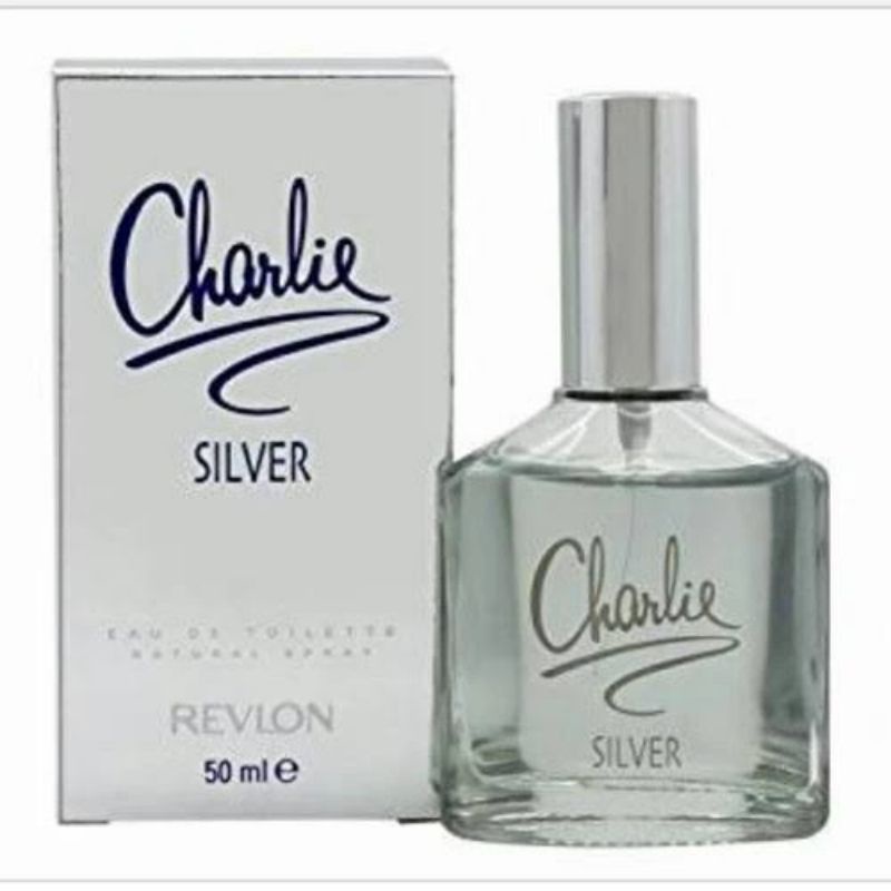 CHARLIE SILVER 50ML REVLON CHARLIE SILVER 50ML STOCK TERBATAS/HARGA PROMOSI/ORIGINAL PARFUM