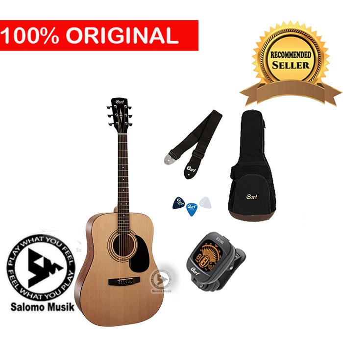 Gitar Akustik CORT Earth Pack + Softcase ORIGINAL