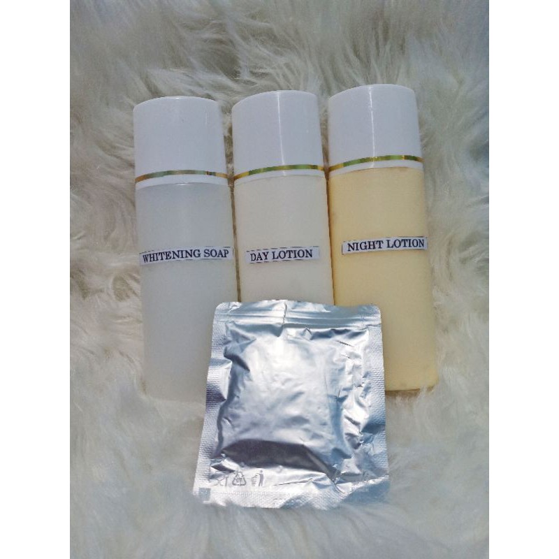 Satu set perawatan tubuh