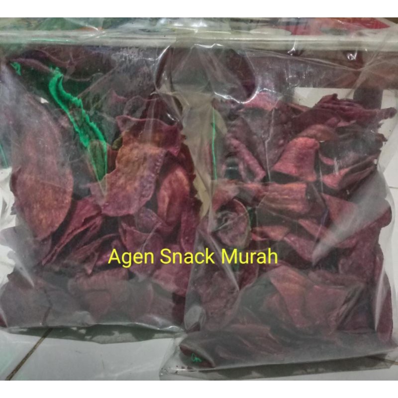 

Kripik Ubi Ungu 200gr/Keripik Ubi Ketela Ungu Lezat/Renyah/Agen Snack Kiloan