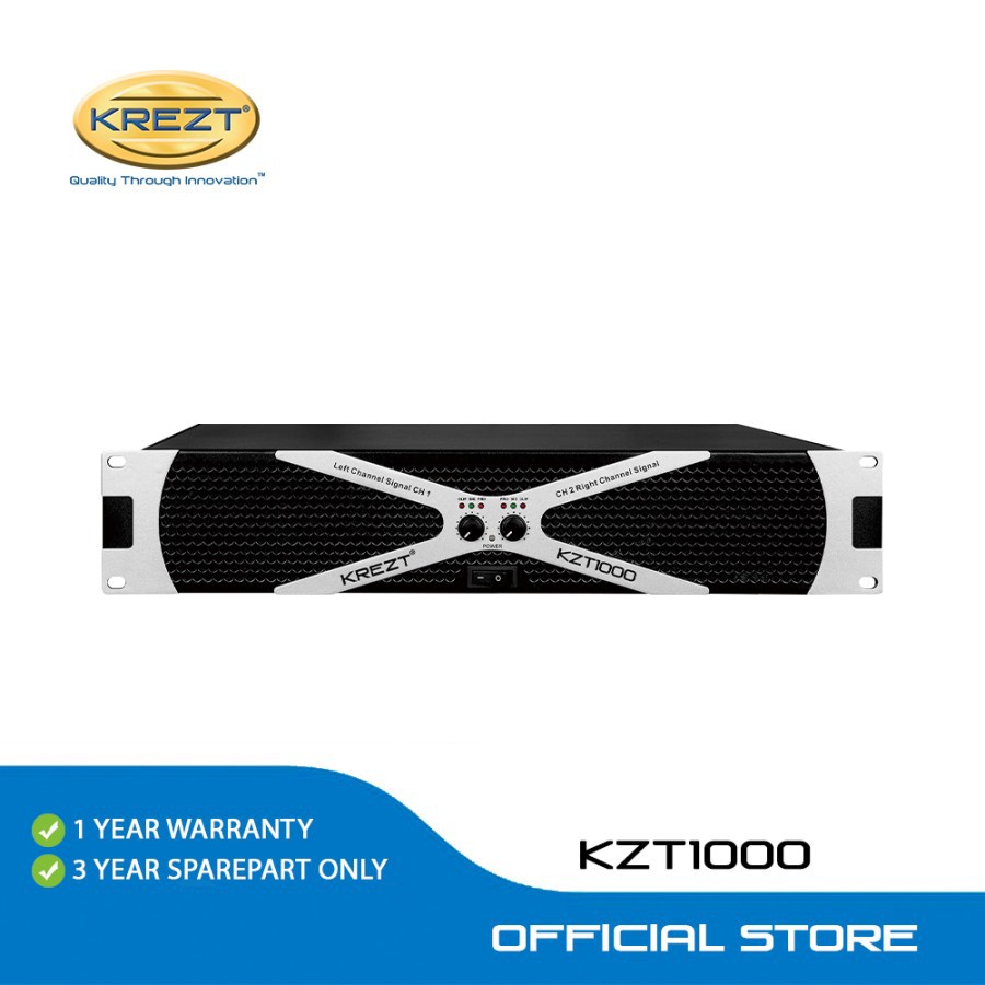 PROFESSIONAL POWER AMPLIFIER KREZT KZZT 1000